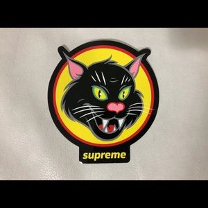 Supreme Black Cat Sticker Decal Graphic SS19